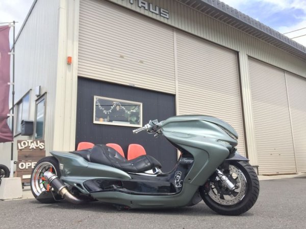 マジェスティsg03/Cフロントサイドエアロ VOGUE SG03J マジェスティ用 エアロ チョップフェイス