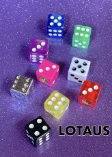 画像1: LOTAUS　サイコロ🎲　バルブキャップ　2個セット (1)