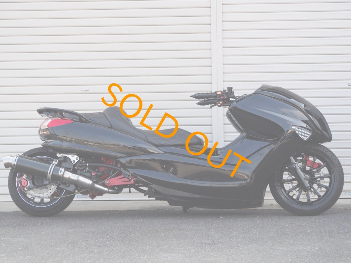 画像5: 4D9 マジェスティ　VOGUEエアロ　ワンオフロンホイ  インチアップホイール　ブラック／レッド　カスタム (5)