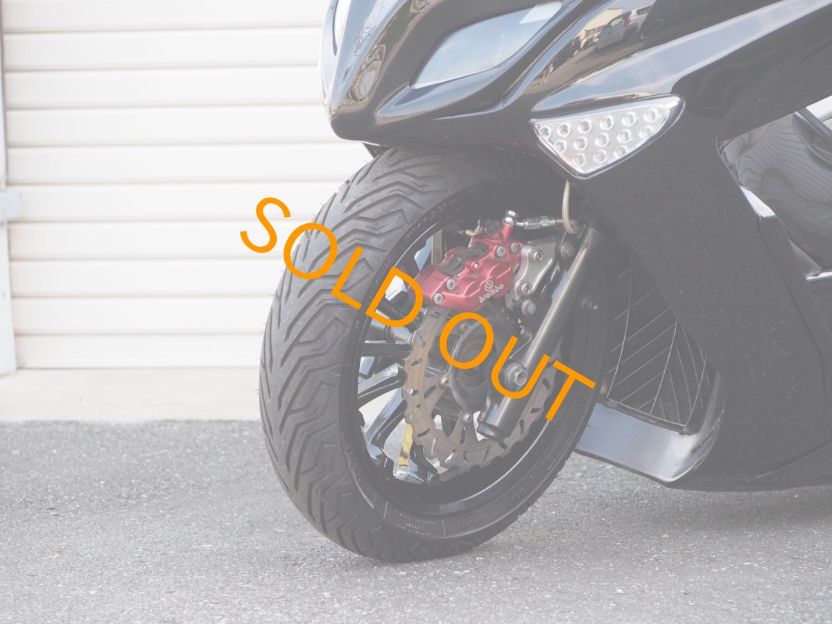 画像10: 4D9 マジェスティ　VOGUEエアロ　ワンオフロンホイ  インチアップホイール　ブラック／レッド　カスタム (10)