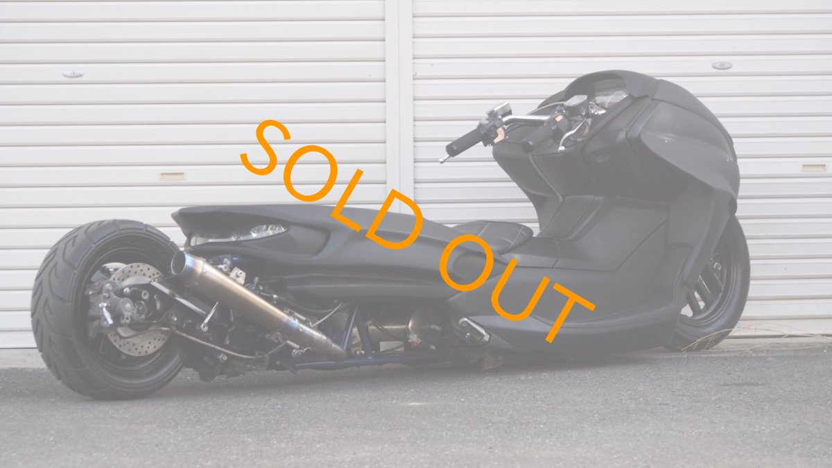 画像3: 4D9 マジェスティ　エアサス　ローロング　フルエアロ　ママットブラックカスタム　 (3)