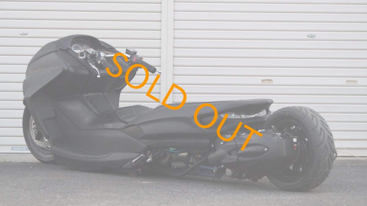 画像4: 4D9 マジェスティ　エアサス　ローロング　フルエアロ　ママットブラックカスタム　 (4)