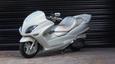 画像1: マジェスティ250 メッキローダウン ホワイトカスタム (1)