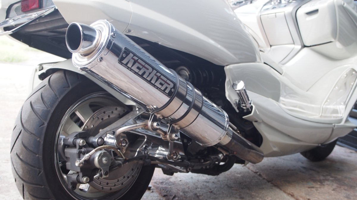 画像8: マジェスティ250 メッキローダウン ホワイトカスタム (8)