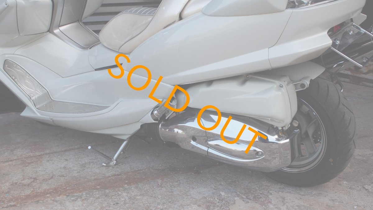 画像9: マジェスティ250 ブレンボ　メッキローダウン ホワイトカスタム (9)