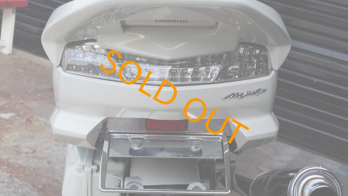 画像10: マジェスティ250 ブレンボ　メッキローダウン ホワイトカスタム (10)