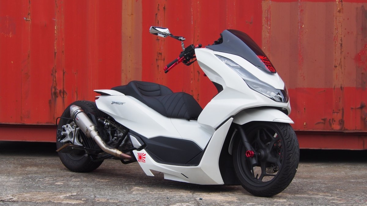 画像1: JK05 PCX125 ローロングフルカスタム (1)