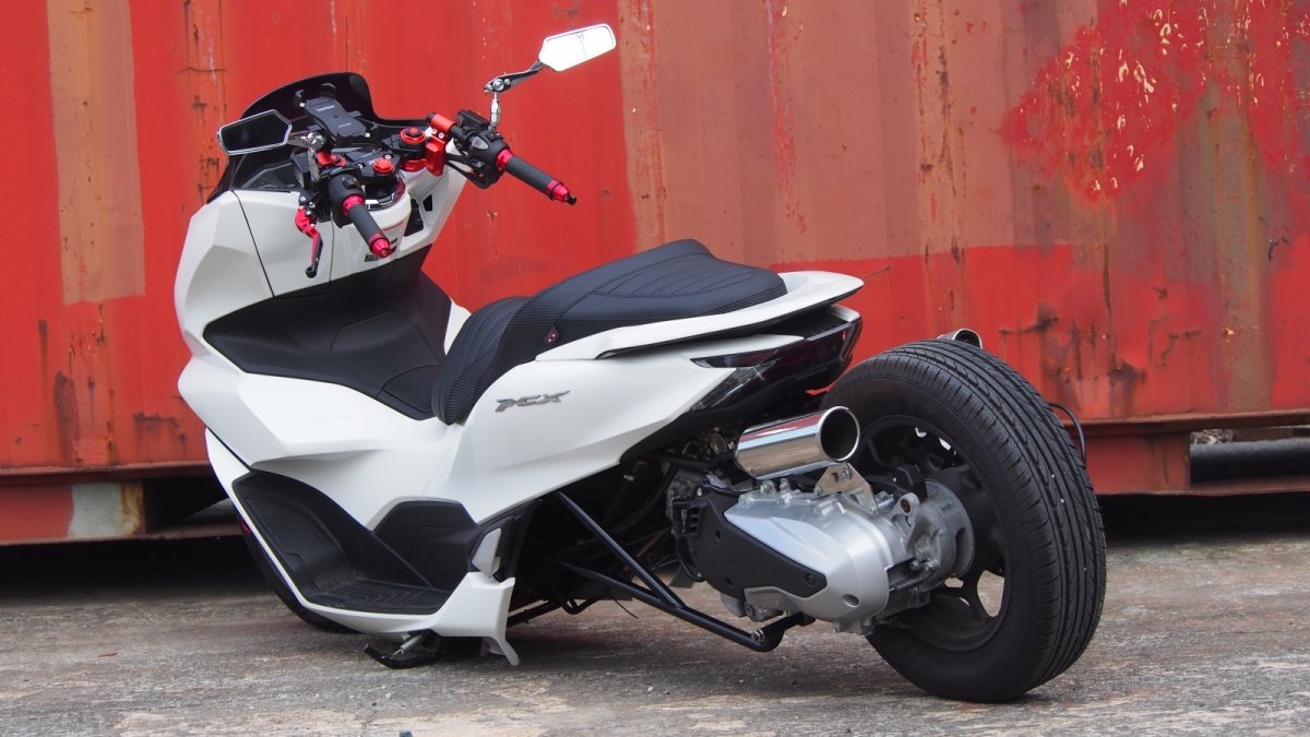 画像4: JK05 PCX125 ローロングフルカスタム (4)