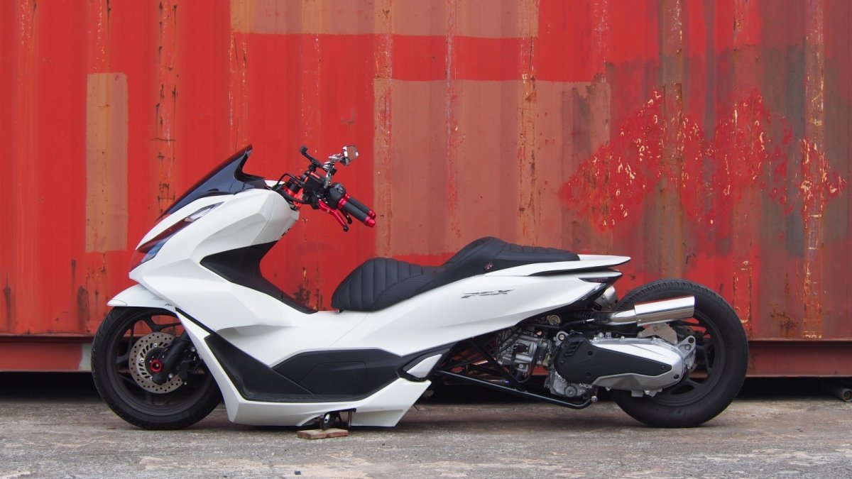 画像3: JK05 PCX125 ローロングフルカスタム (3)