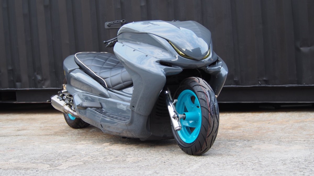 画像5: マジェスティC   LOTAUS ロンホイローダウンチョップフェイスフルカスタム　  (5)