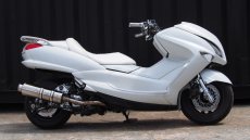 画像5: 4D9マジェスティ250(SG20J )後期　ホワイト＆メッキ　カスタム (5)