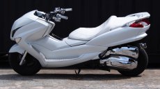 画像8: 4D9マジェスティ250(SG20J )後期　ホワイト＆メッキ　カスタム (8)