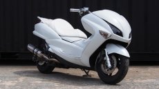 画像1: 4D9マジェスティ250(SG20J )後期　ホワイト＆メッキ　カスタム (1)