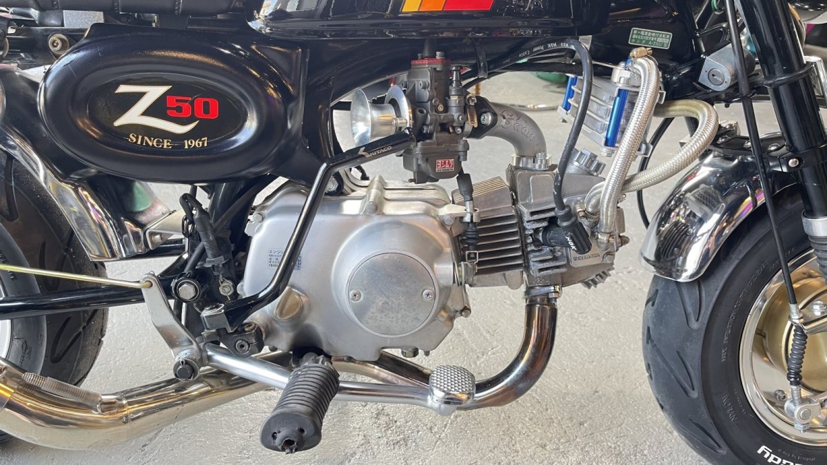 画像21: Z50Jモンキー タケガワパーツ多数 ヨシムラキャブ　88ccボアアップ ヨシムラ ブラックカスタム (21)