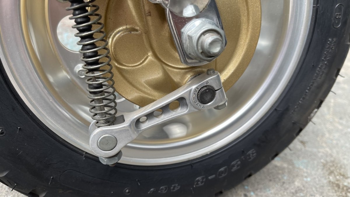 画像13: AB27 モンキー限定車！ロンスイローダウン　タケガワパーツ多数 ビックキャブ　TAKEGAWA88ccボアアップ カスタム (13)