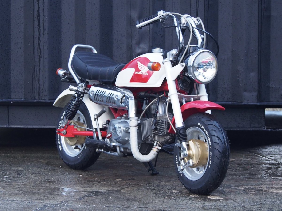画像1: AB27 モンキー限定車！ロンスイローダウン　タケガワパーツ多数 ビックキャブ　TAKEGAWA88ccボアアップ カスタム (1)