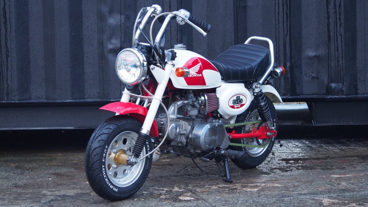 画像2: AB27 モンキー限定車！ロンスイローダウン　タケガワパーツ多数 ビックキャブ　TAKEGAWA88ccボアアップ カスタム (2)