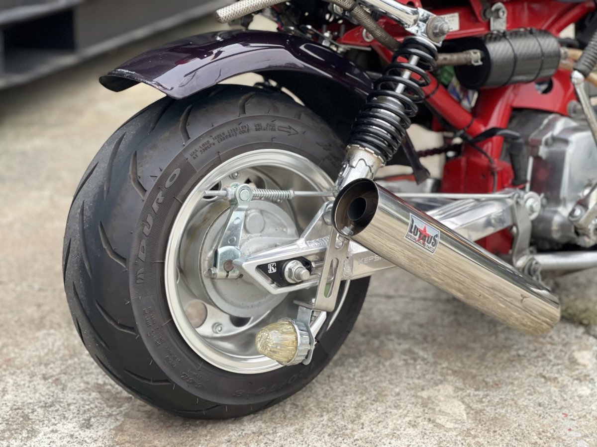 画像2: HONDA モンキー(Z50J) 太足5.5J  シャコタン　ワイドホイール ボアアップ  カスタム (2)