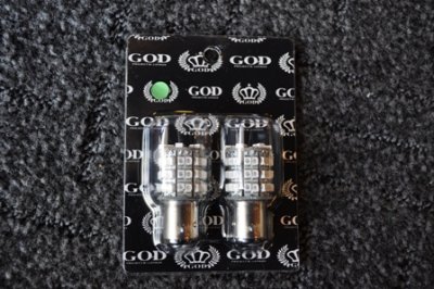 画像1: ＧＯＤ　ＳＭＤウインカーバルブ　ＴＹＰＥ2　Ｓ25Ｗ　グリーン/オレンジ