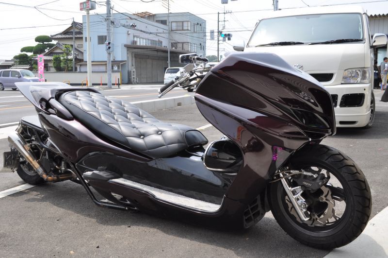 Mf08 フォルツァz エアサス ロンホイ カスタム バイクショップ ロータス