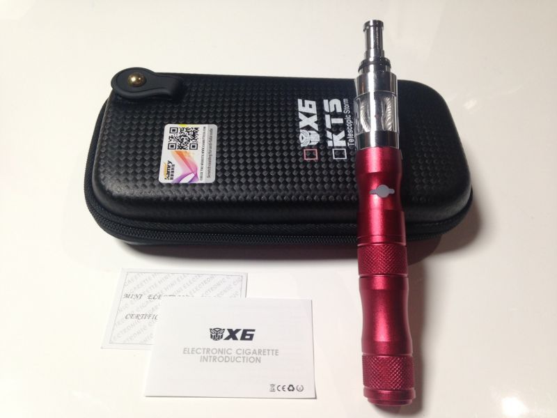 爆煙 電子タバコスターターキット Vape X6 本体 充電器 ケース セット 正規品 本物