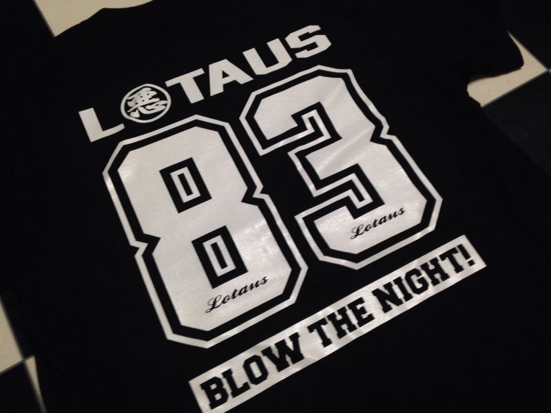 LOTAUS　オリジナル Tシャツ　ブラック M.L.XL