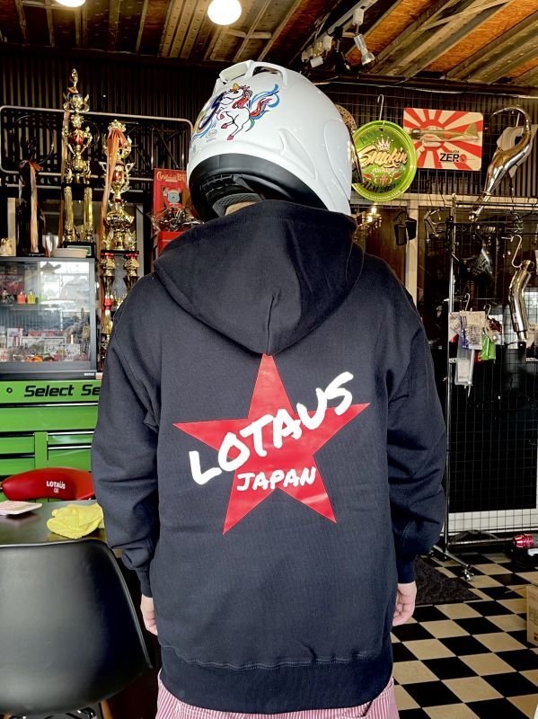 LOTAUS  STAR LOGO ZIP HOODIE☆/ロータススターロゴジップパーカー